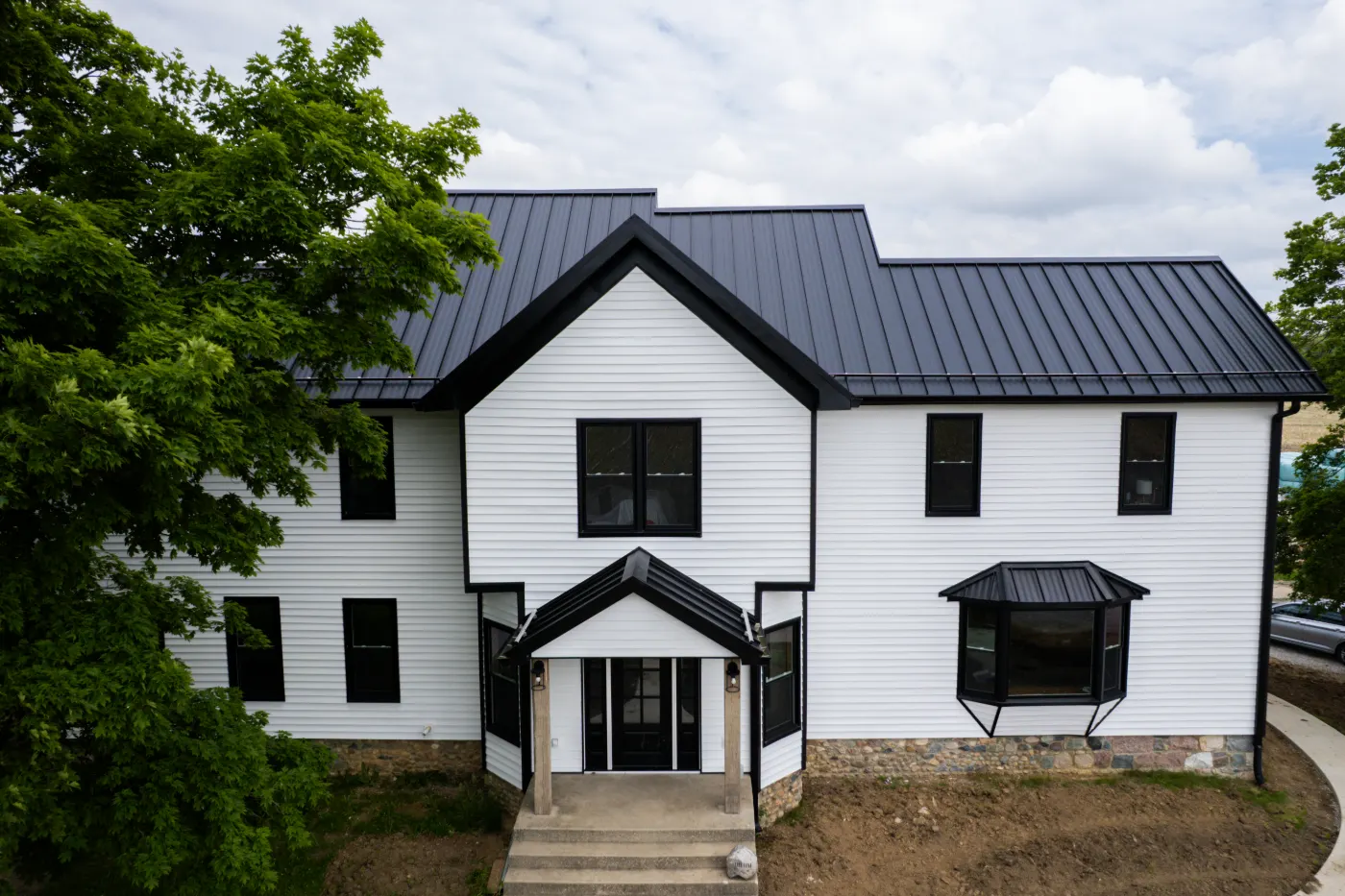Siding installation documented in Meridian Hills